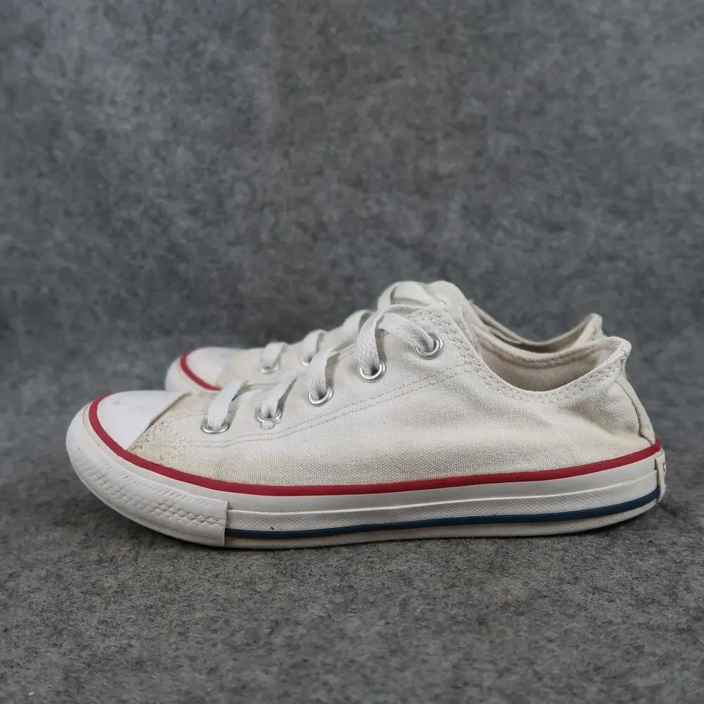Converse Shoes Kids 2 Sneakers Casual All Star Trainers Canvas White Lace Up